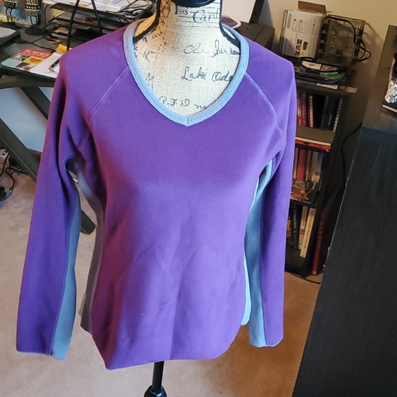 Cuddl Duds size Large sleepwear purple/gray - Picture 3 of 11